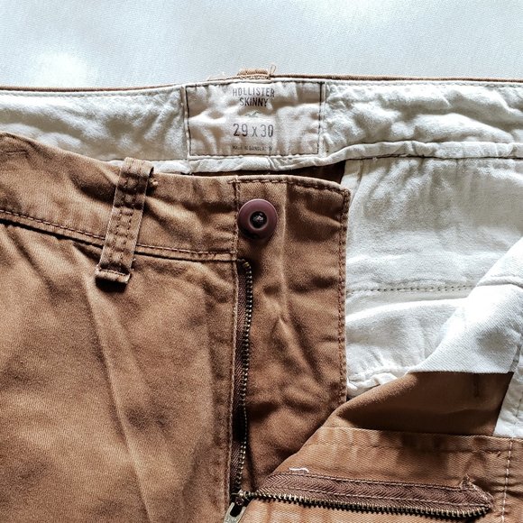 đź”´ 3/$40 - Hollister Skinny Chino Pants - Picture 3 of 4
